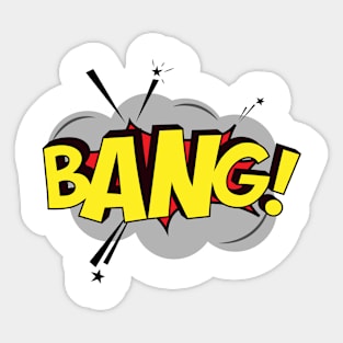 Comic Outburst - Bang Sticker